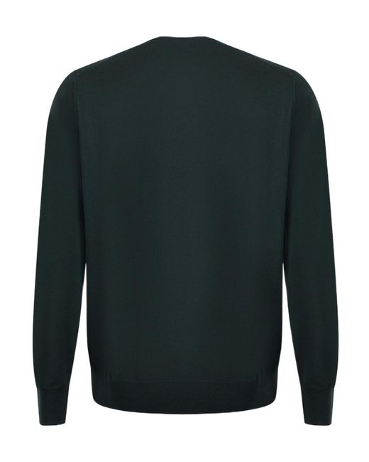 Paolo Pecora Green Crew Neck Knitwear for men