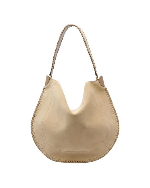 Isabel Marant Natural Oskan Hobo Shoulder Bag