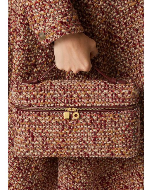 Loro Piana Brown Extra Pocket L27 Shoulder Bag
