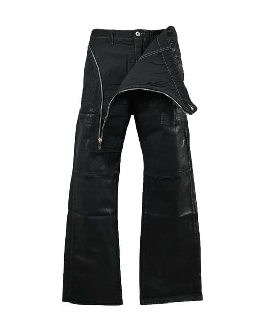 Rick Owens Gray Belt Loop Casual Pants for men