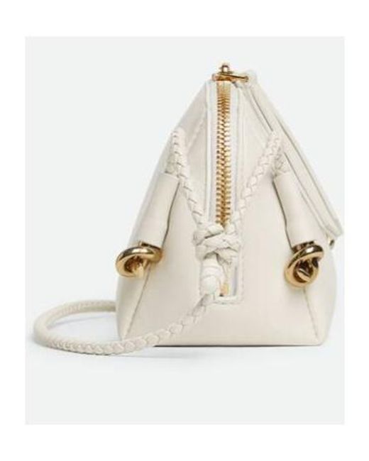 Bottega Veneta White Concert Pouch