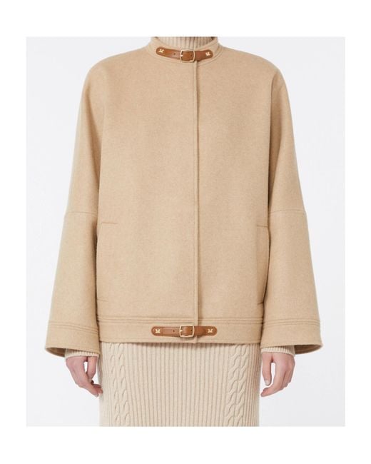Max Mara Natural Fascia Bomber Jacket