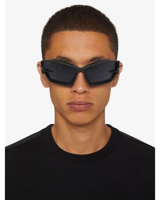 Givenchy White Giv Cut Sunglasses for men