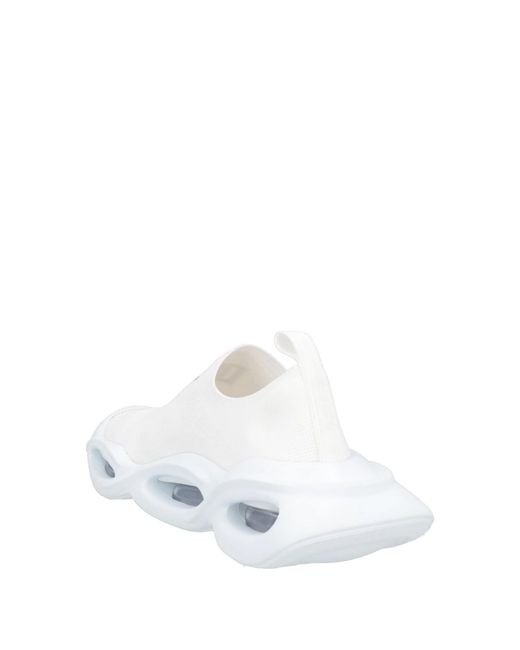 Dolce & Gabbana White Solid Color Sneakers