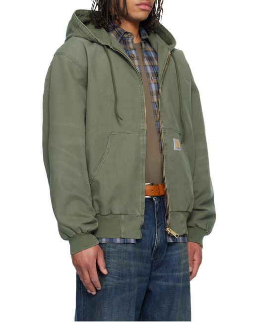 Carhartt Green Og Active Drawstring Jacket for men