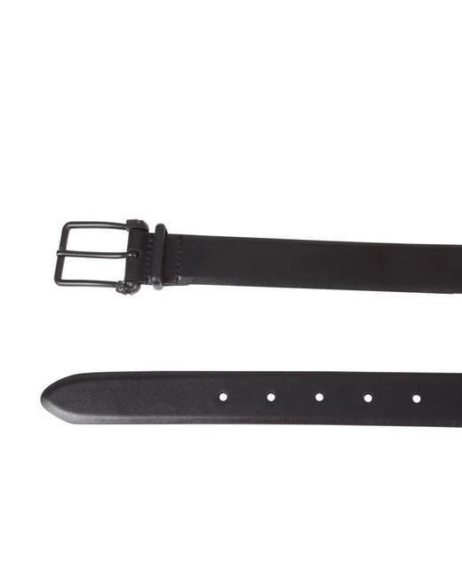 McQueen White Logo Printed Buckle Belt for men