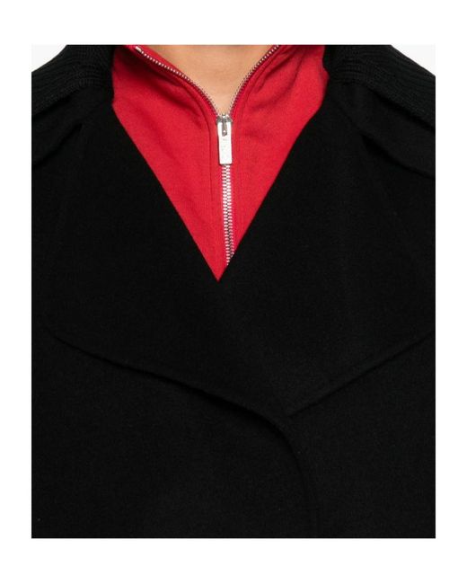 P.A.R.O.S.H. Black Long-Sleeved Coat