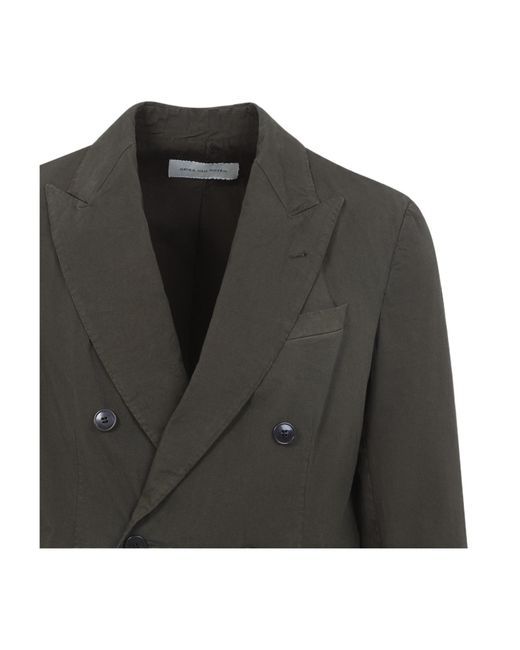 Dries Van Noten Gray Balto Double-Breasted Blazer for men