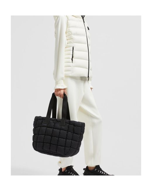 Moncler Black Caradoc Water-Repellent Tote Bag