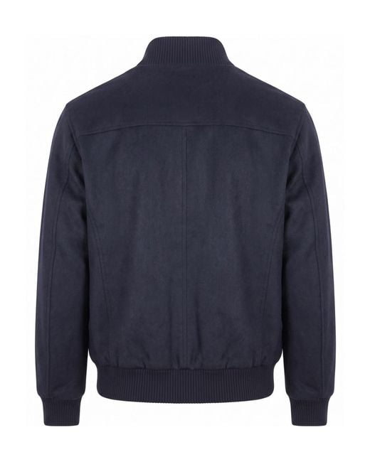 Barba Napoli Blue Long-Sleeve Jacket for men