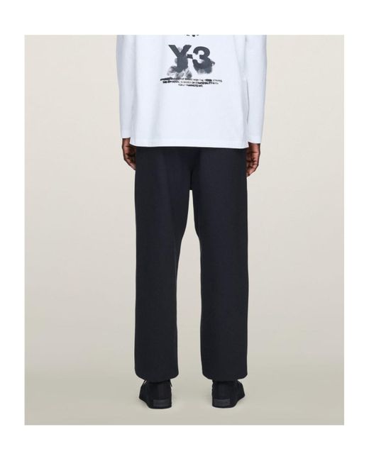 Y-3 Black Ft Track Pants for men