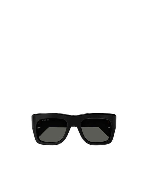 Gucci Black Eyewear Square Frame Sunglasses for men