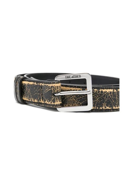 The Attico White Buckle Belt