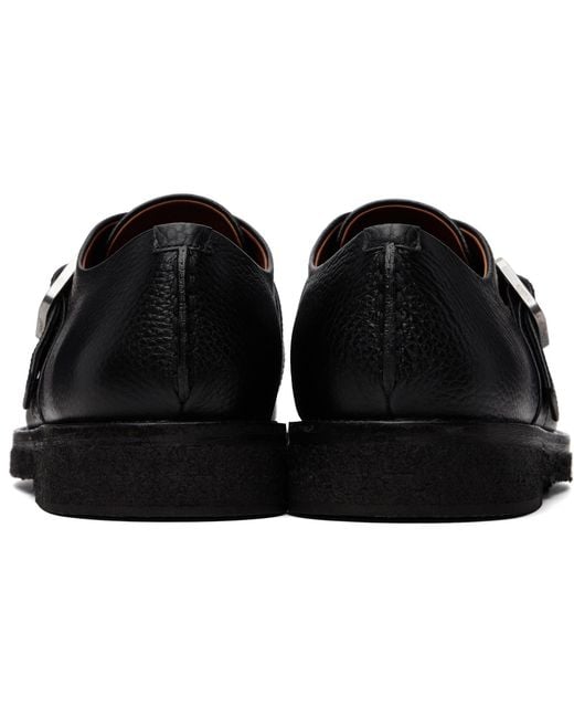 Marsèll Black Moccar Leather Loafers for men