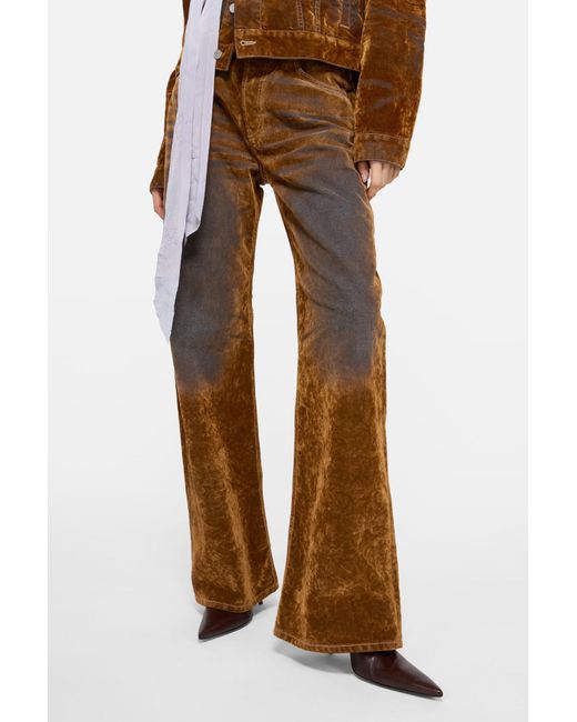 Acne Brown Regular Fit Jeans