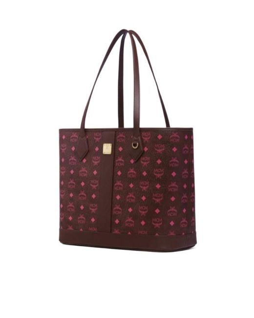 MCM Red New Liz Shopper