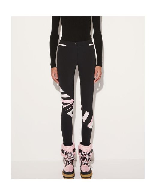 Emilio Pucci Black Iride-Print Trousers