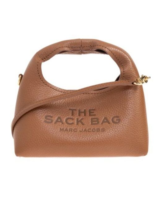 Marc Jacobs Brown The Micro Crossbody Sack Bag