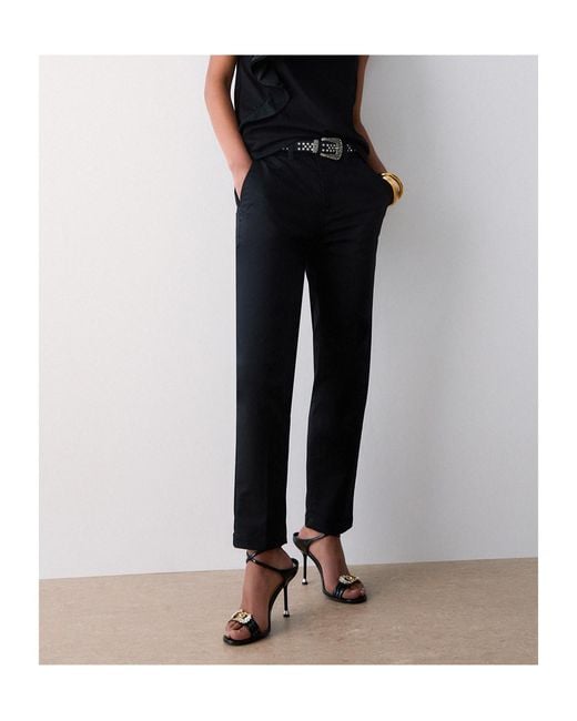 Liu Jo Blue Capri-Style Chinos