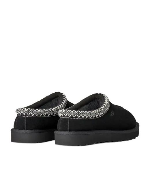 Ugg Gray Tasman Ii Logo Debossed Slippers