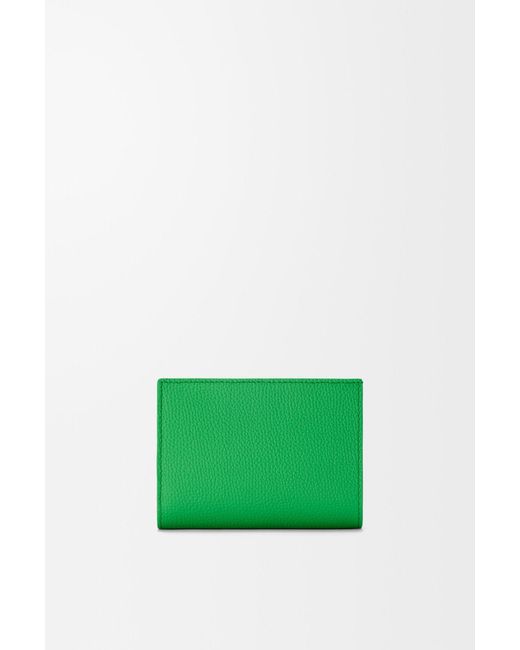 Loewe Green Anagram Compact Wallet