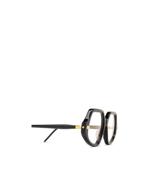 Kuboraum White Geometric-Frame Glasses for men