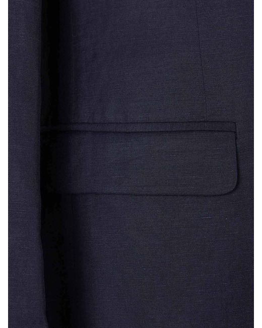 Canali Blue Midnight Blazer for men