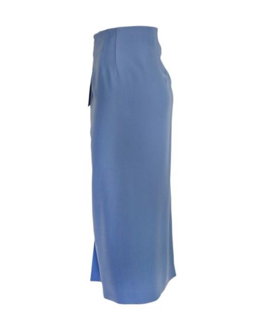 Emporio Armani Blue Emblem Skirt
