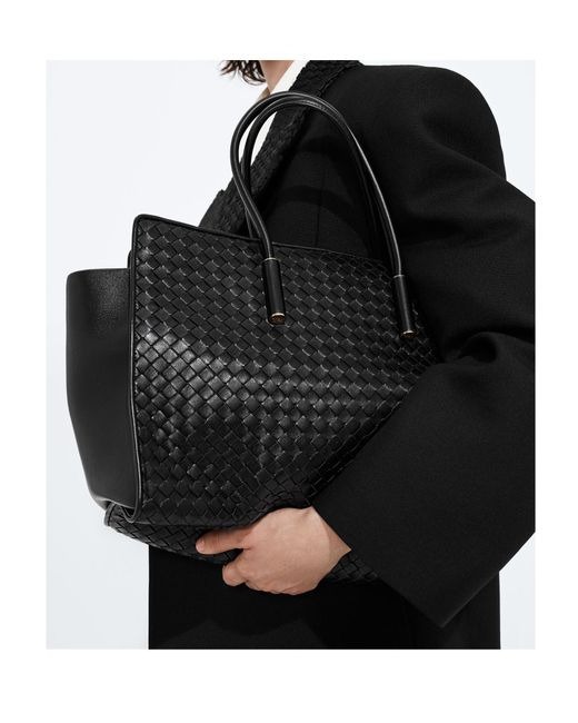 Bottega Veneta Black Barbara Tote