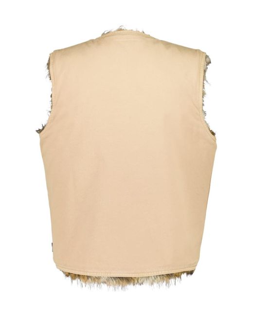 MM6 by Maison Margiela Natural Sleeveless Jacket for men
