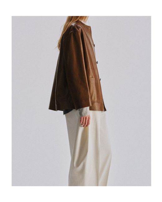 The Row Brown Quintus Jacket