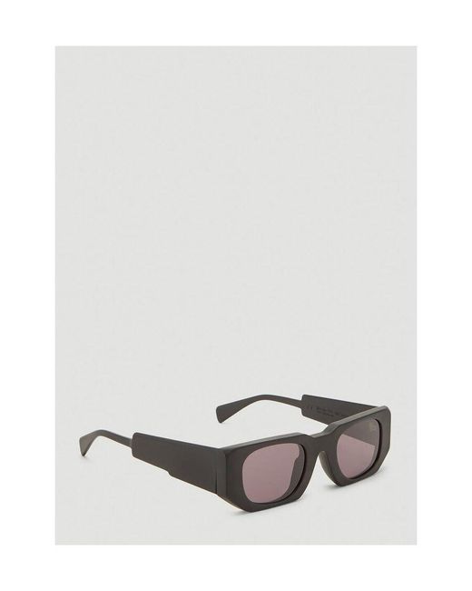 Kuboraum Gray Square-Frame Sunglasses