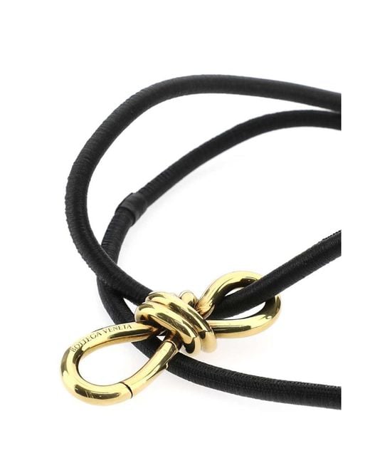 Bottega Veneta White Knot Detail Belt