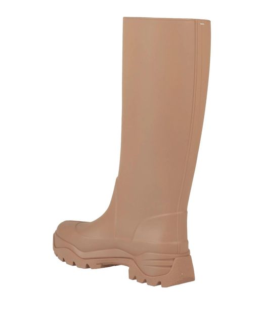 Maison Margiela Brown Rain Boots