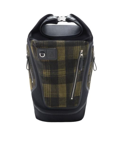 Loewe Black Roll-Top Backpack for men