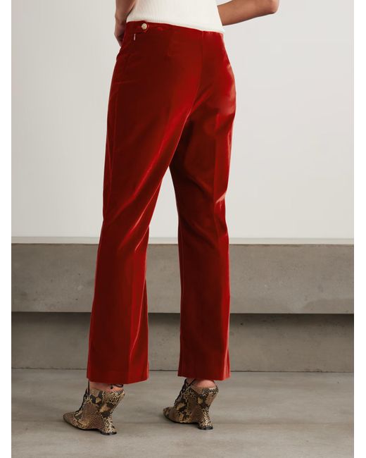 Etro Velvet-Textured Trousers