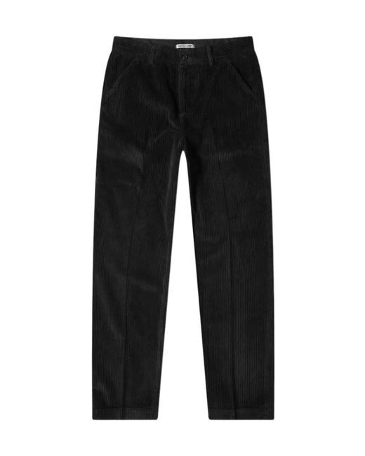 Our Legacy Black Corduroy Cotton Chino Trousers for men