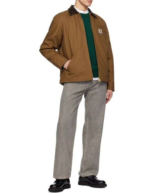 Carhartt Brown Long-Sleeved Casual Jacket for men