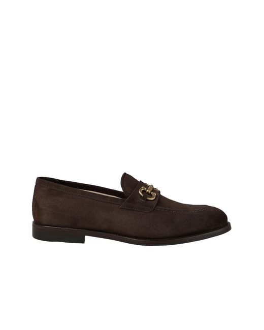 Brunello Cucinelli Brown Tone Hardware Loafers for men