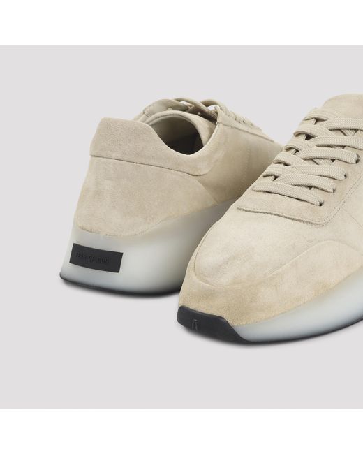 Fear Of God White Vintage Runner Sneakers for men