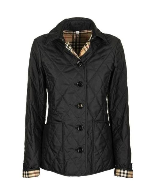 Burberry Black Diamond Quilted Jacket