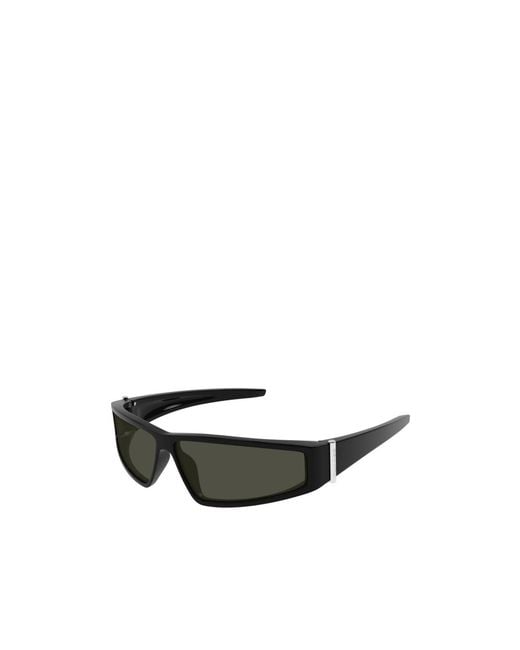 McQueen Black Eyewear Rectangular Frame Sunglasses for men