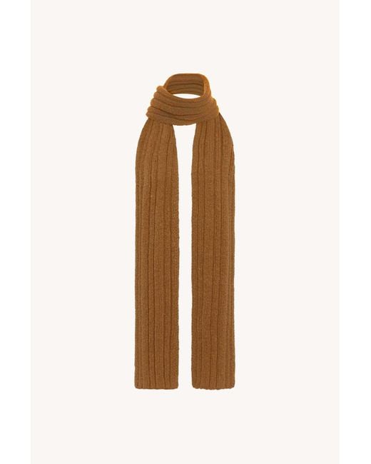 The Row Brown Amos Scarf