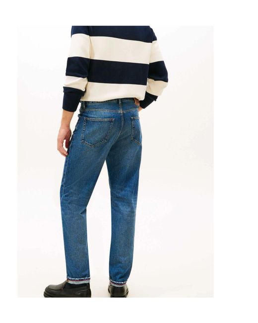 Tommy Hilfiger Blue Belt Loop Jeans for men