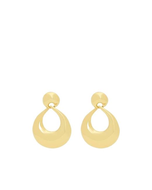 Saint Laurent Metallic Knocker Earrings