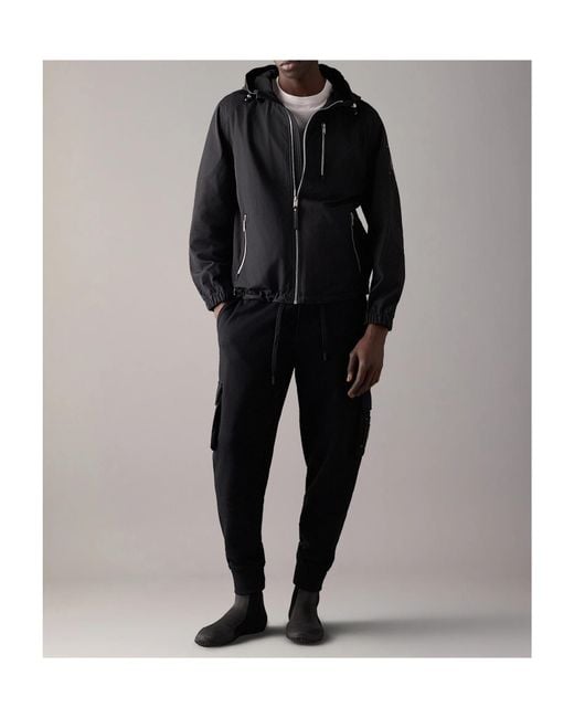Moose Knuckles Black Charlesbourg Hooded Jacket for men