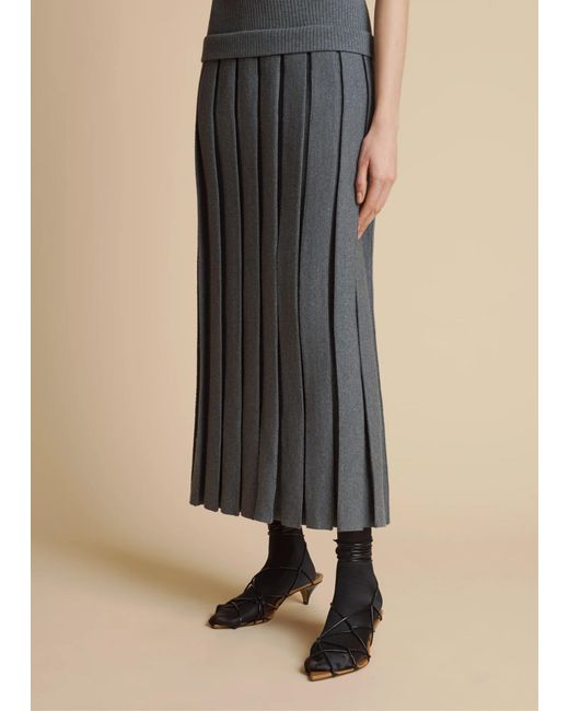 Khaite Blue Cassette Dress