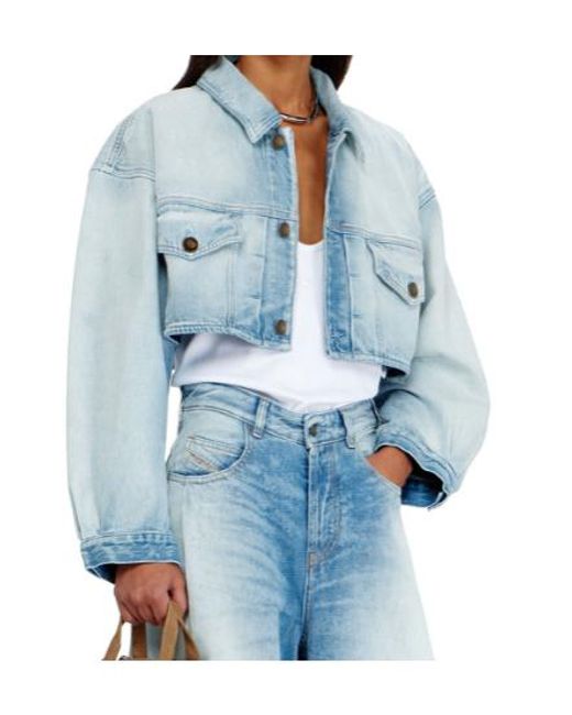 DIESEL Blue De-Malley- Denim Jacket