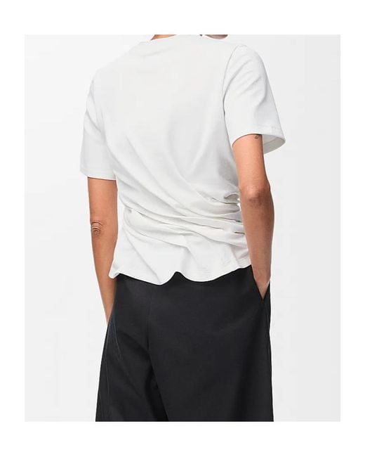 Loewe White Twisted Top