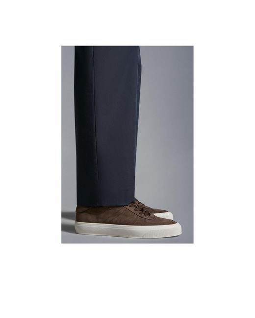 Moncler Brown Monclub Low Top Sneakers for men